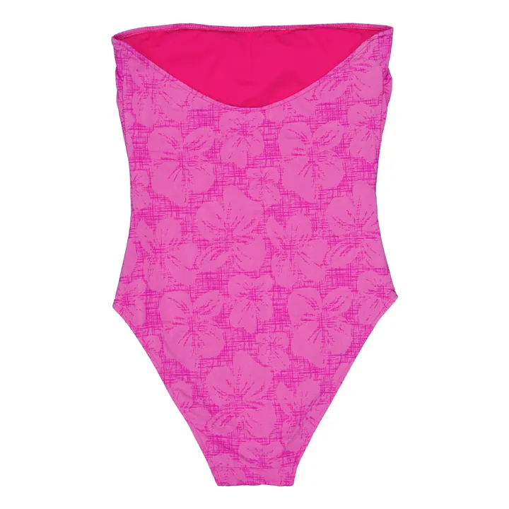 Caro luna Maillot 1 Pièce Cayetana Jacquard Fleurs | Rose