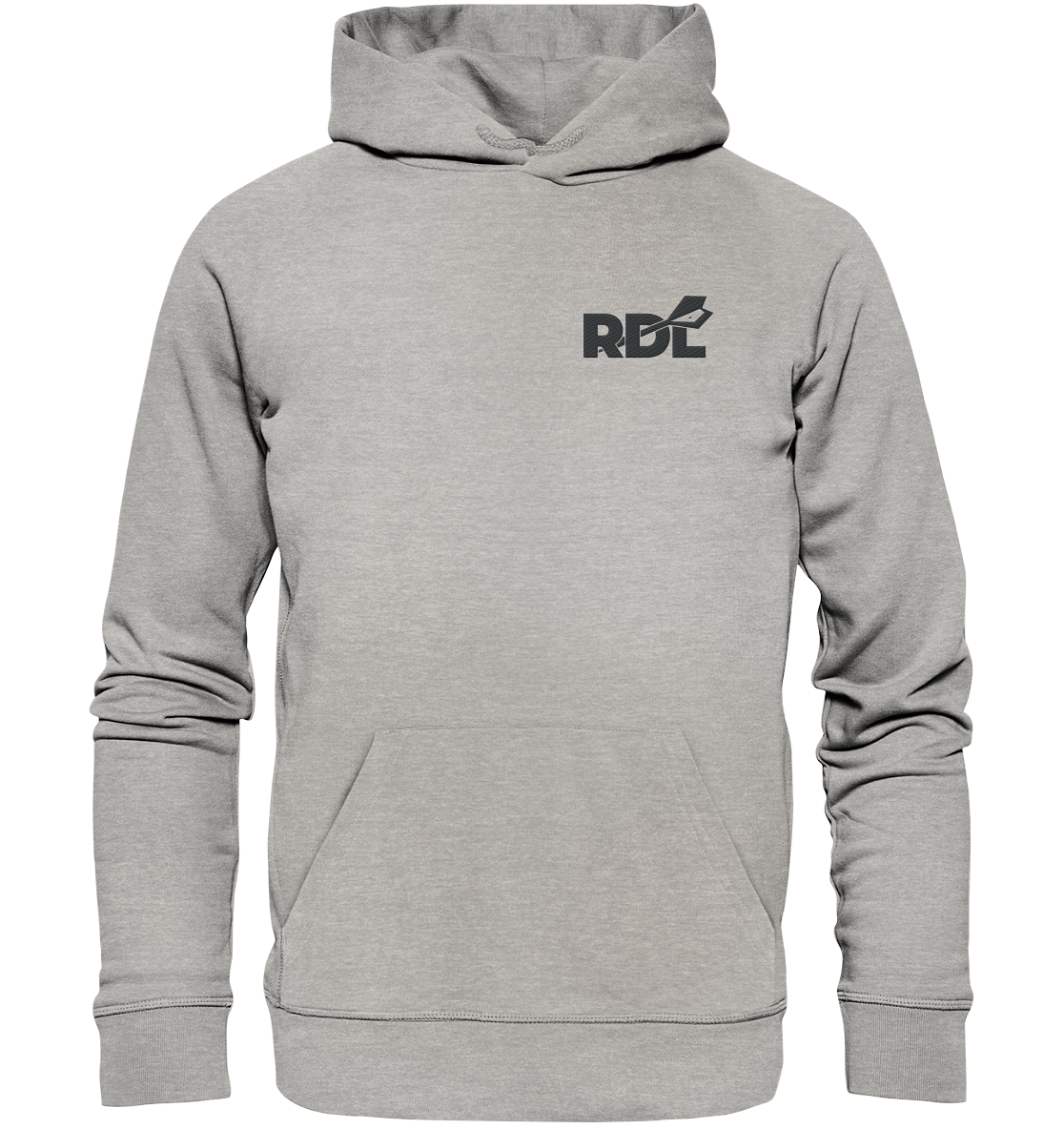 DartSturm - RDL Schwarz - Organic Hoodie (Stick)