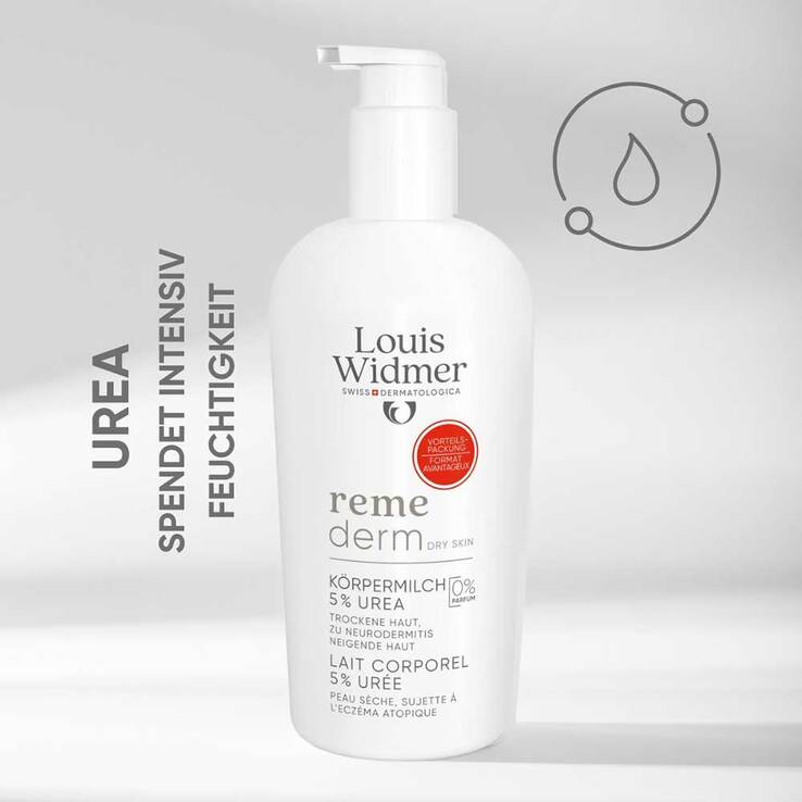 Widmer Remederm dry Skin Körpermilch 5% Urea, 400 ml