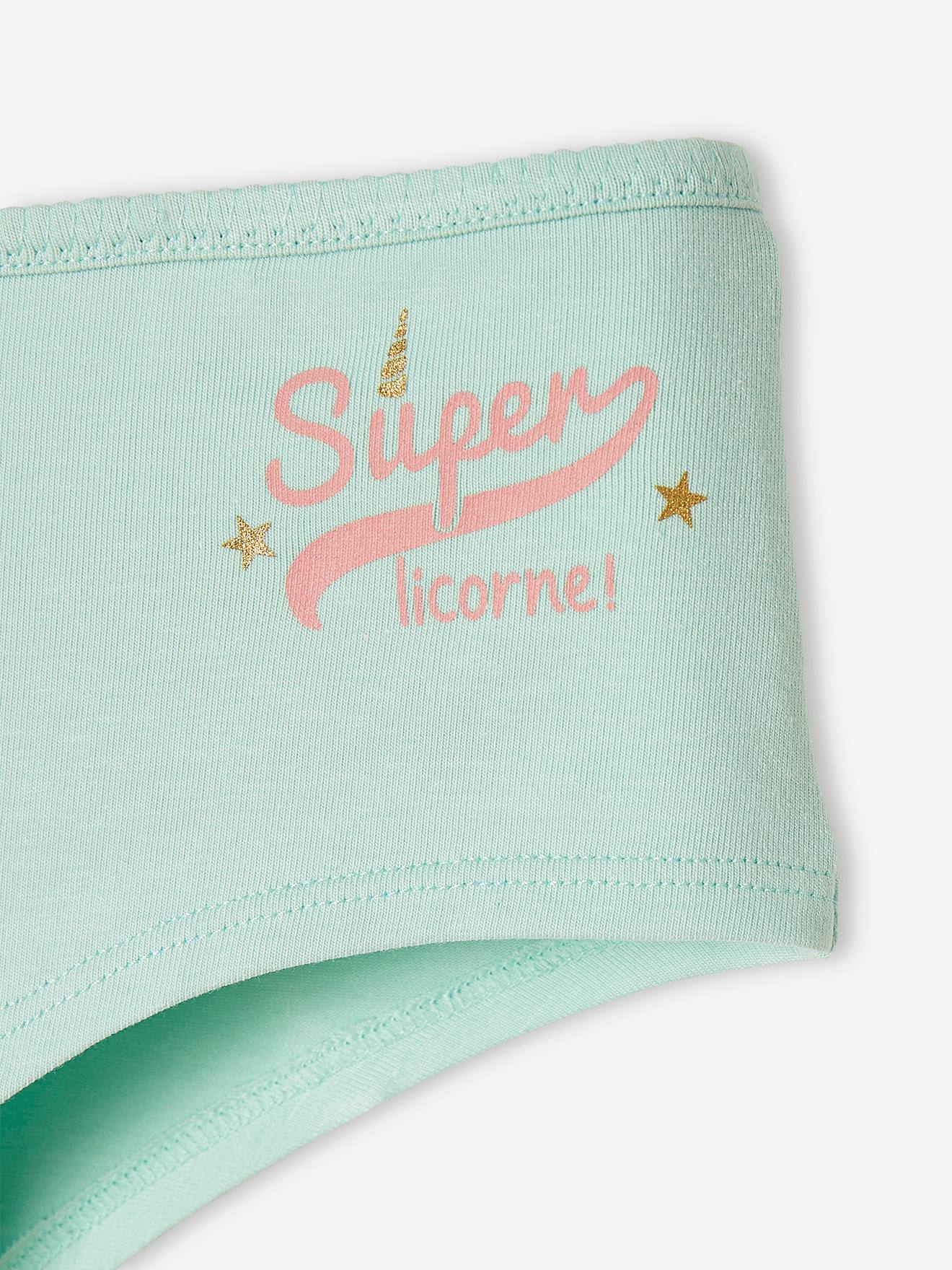 Pacote com 5 shorts rosa claro para meninas