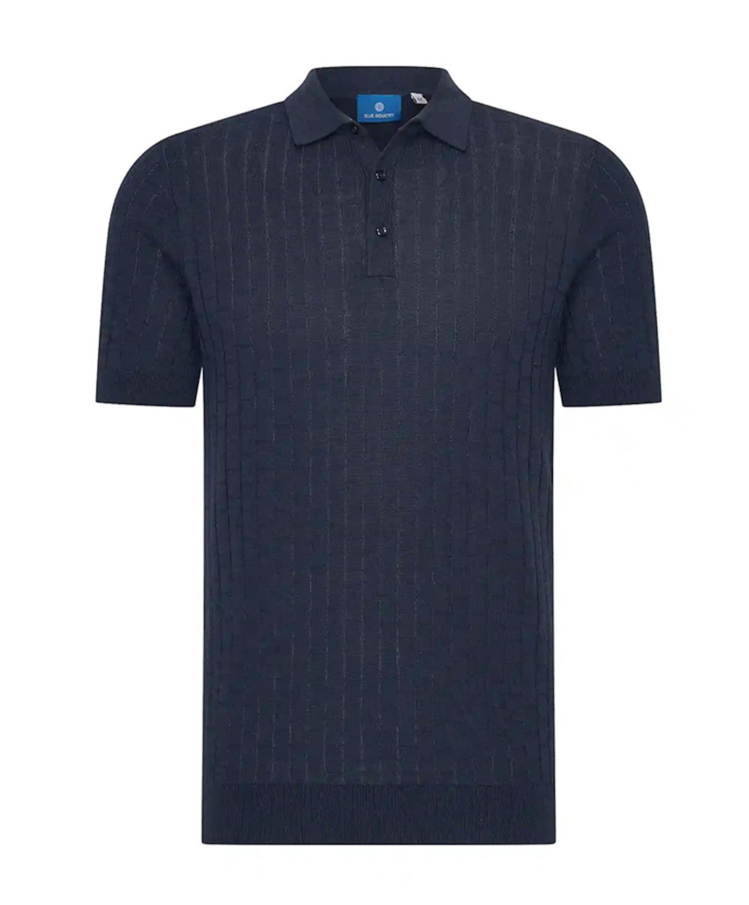 Blue industry Heren polo blauw