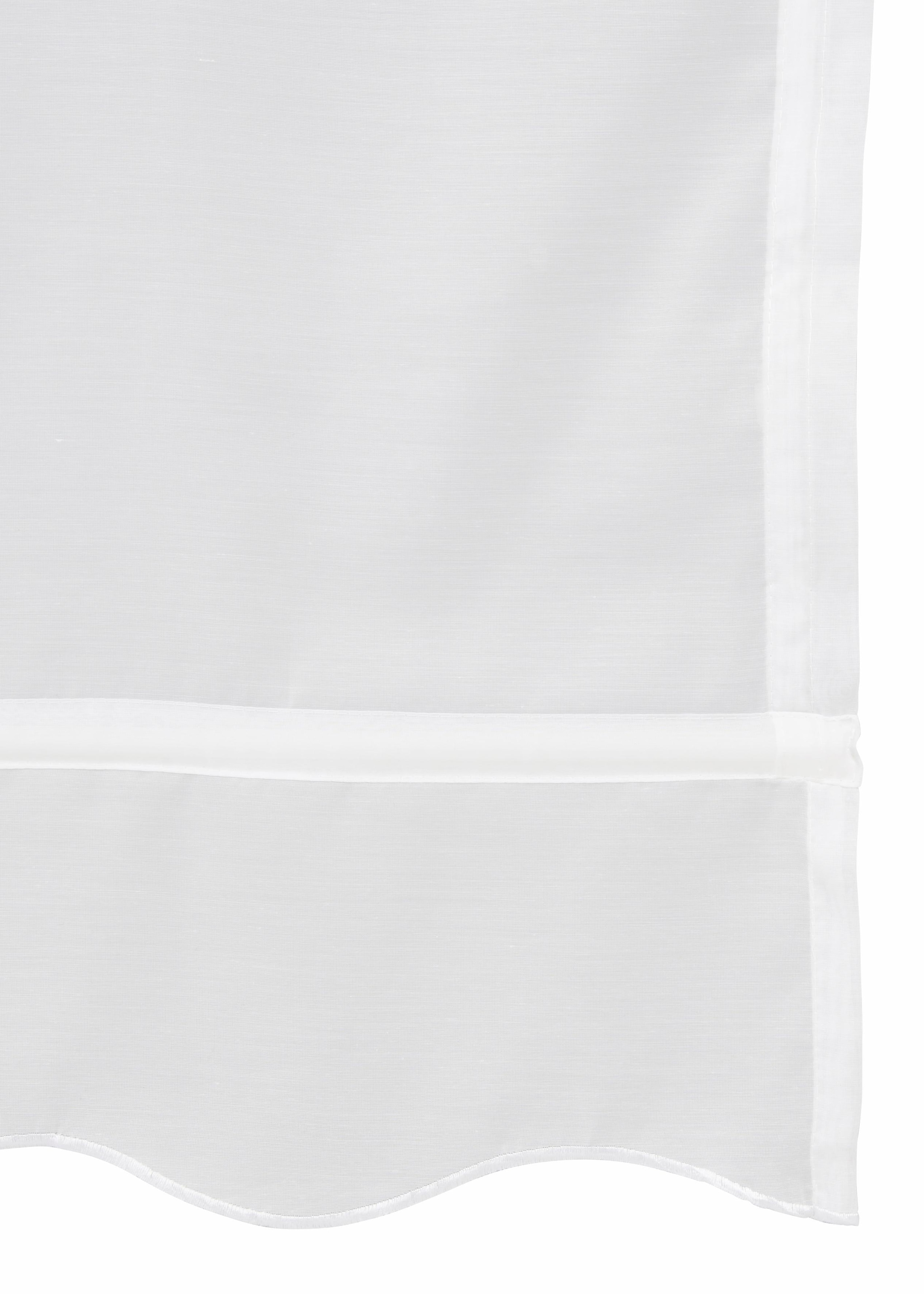 my home Raffrollo »Carpi« mit Schlaufen Transparent, Voile, Polyester