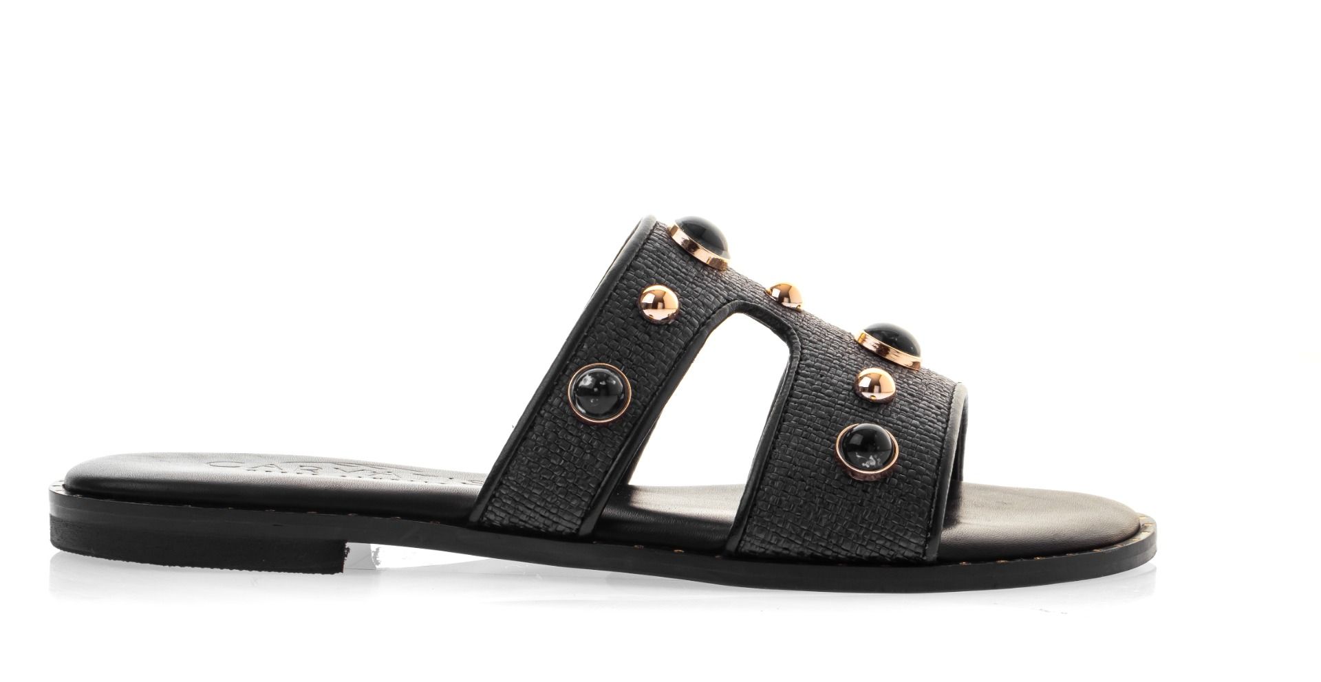 Caryatis Leather Sandals