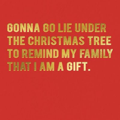 Lie Under The Tree Greetings Card
