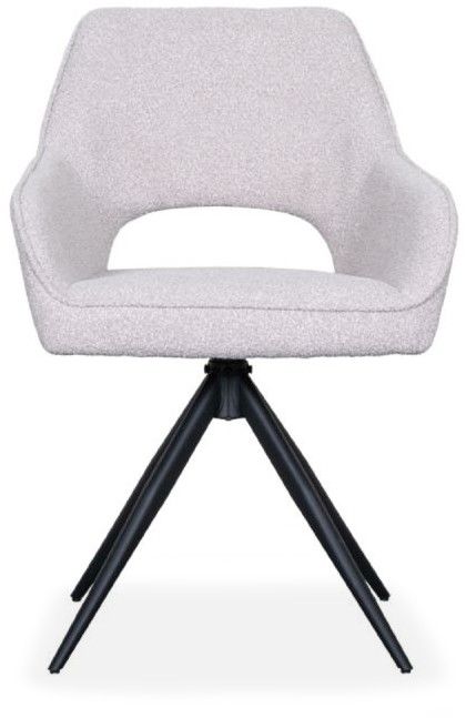 Eetkamerstoel Naturel HU-77.020 Finley B60 x D59 x H91 cm