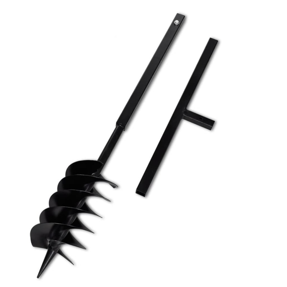Bêche et tarière manuelle 150 mm avec rallonge 13 m acier