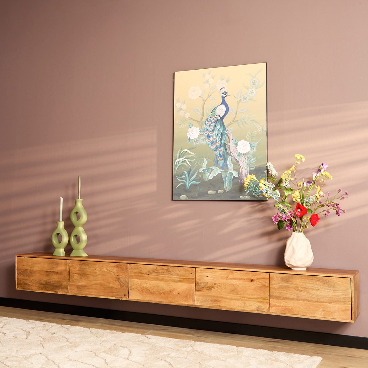 Zwevend Tv-meubel All Naturel 120