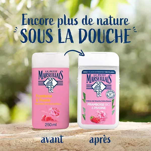 Le Petit Marseillais Creme de Duche Extra Suave Framboesa e Peônia 250ml