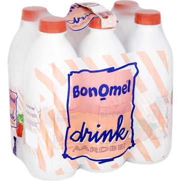 Bonomel Drink Aardbei 6 x 1 kg