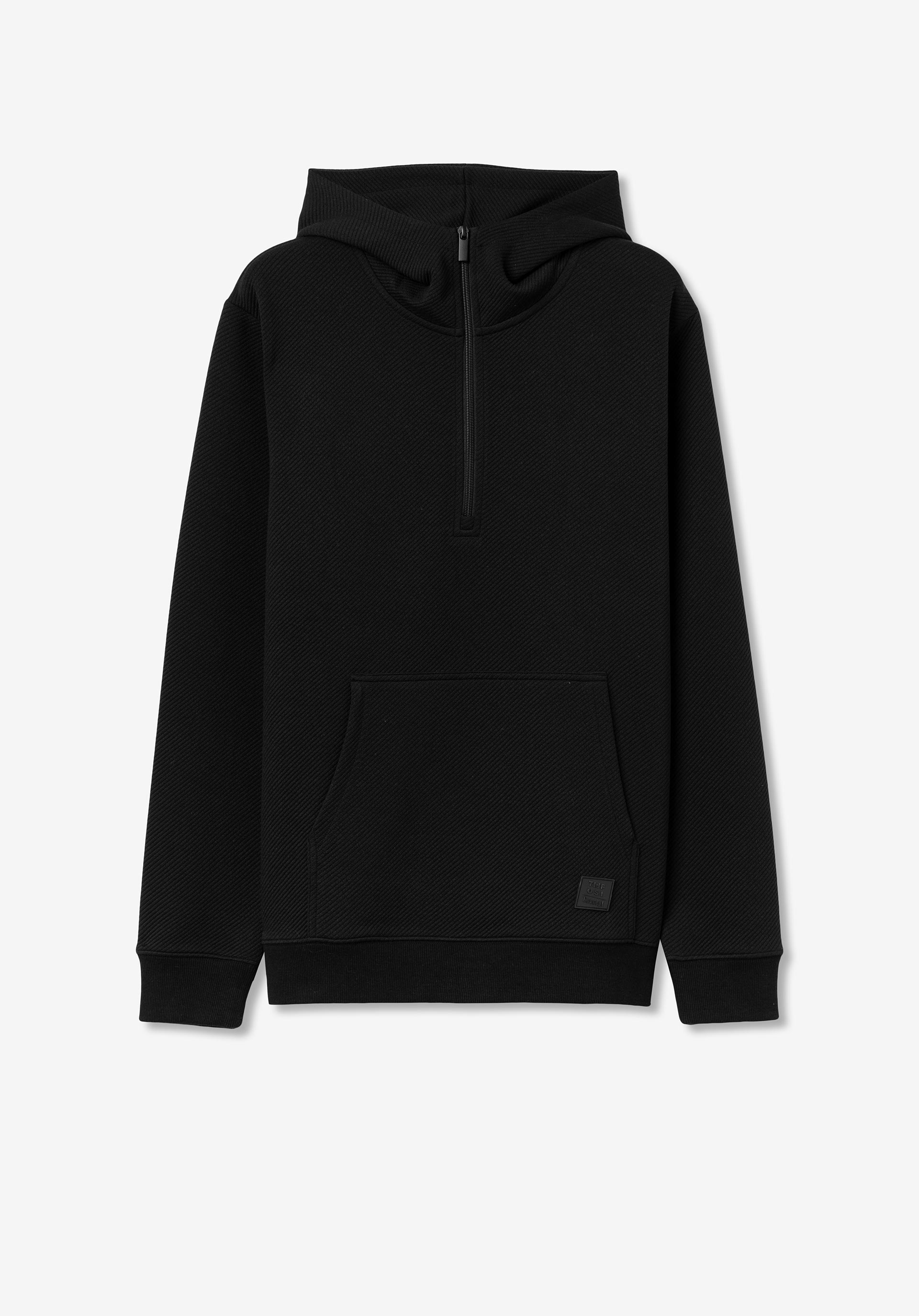 Hoodie Textura com Fecho