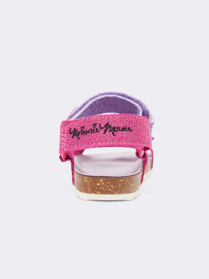 Sandália Minnie Mouse com glitter ©DS - Rosa