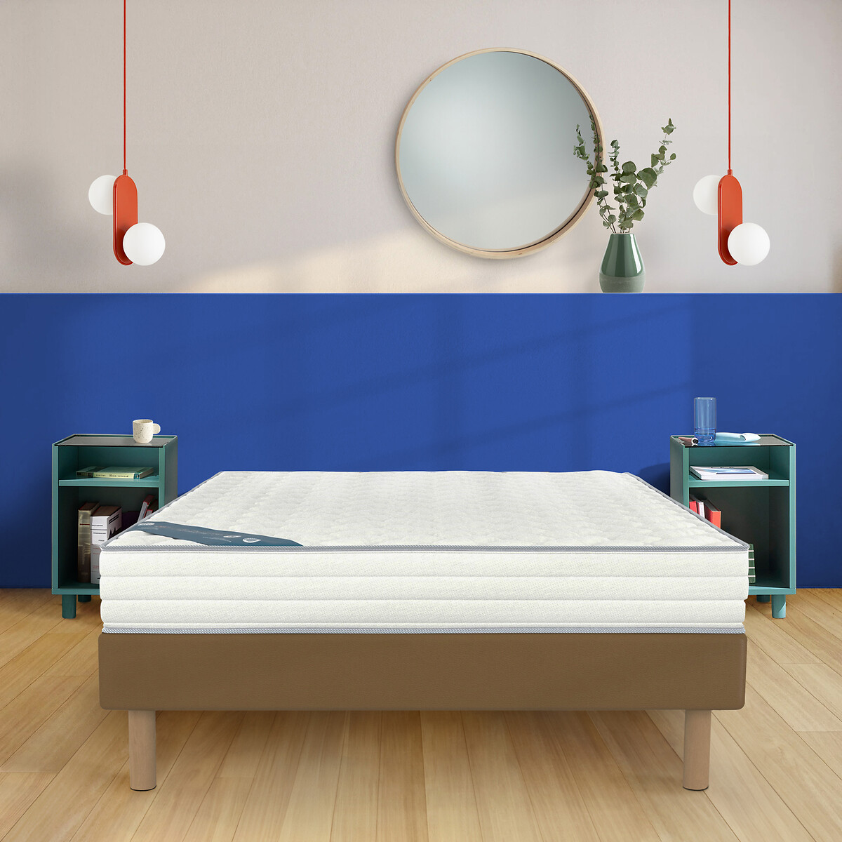 LA REDOUTE INTERIEURS<br>Base de cama resistente ao fogo com 15 ripas flexíveis