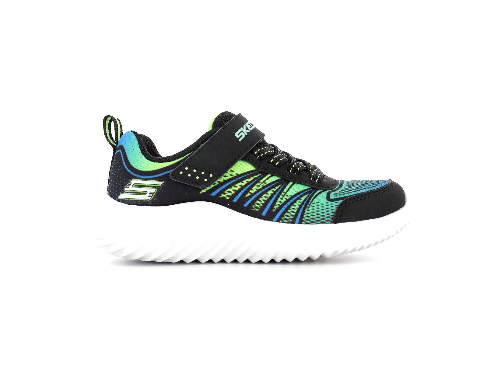 Skechers-BOUNDER ZATIC Matières combinées Multi Bleu