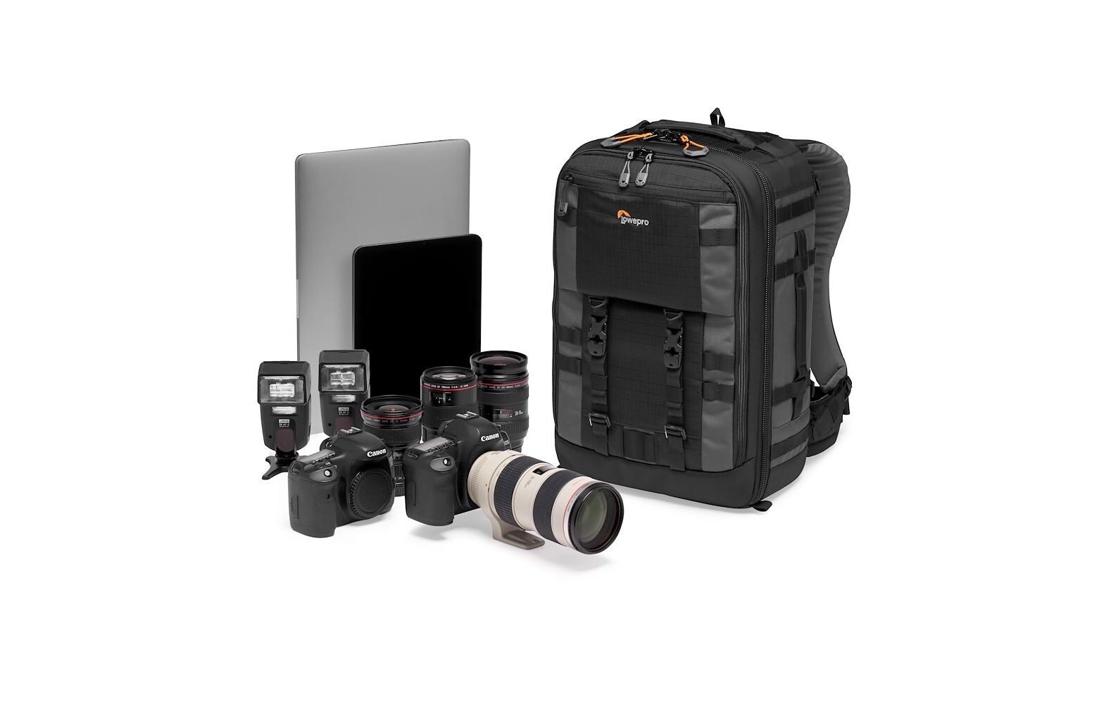 Fotorucksack Pro Trekker BP 350 AW II (GRL)<br>Profi-Fotografenrucksack, der die Ausrüstung im Handgepäckformat organisieren und schützen kann