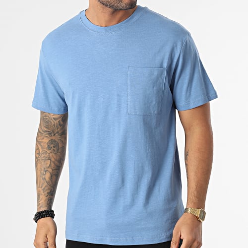 Tee Shirt Poche 21107372 Bleu Clair