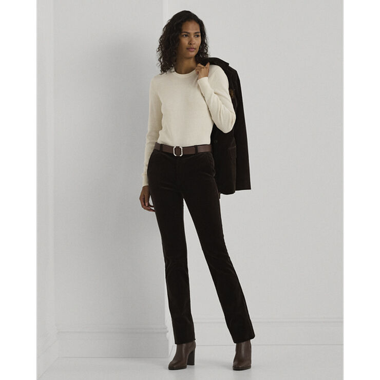 Lauren Ralph Lauren COTTON MODAL-LS SWEATER Mascarpone cream