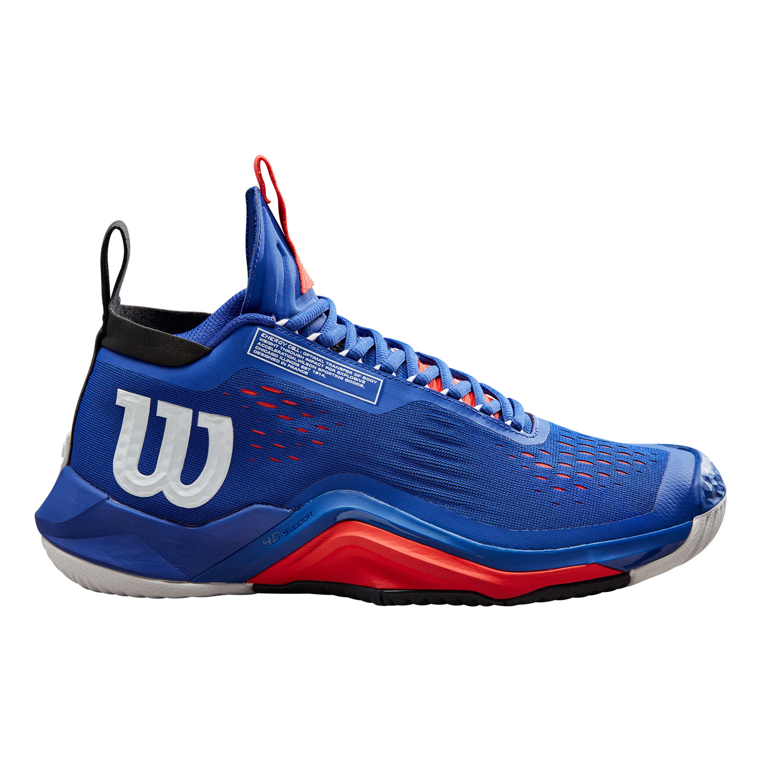 Wilson Rush Pro Tour MID Chaussures Toutes Surfaces Hommes - Bleu Foncé , Noir