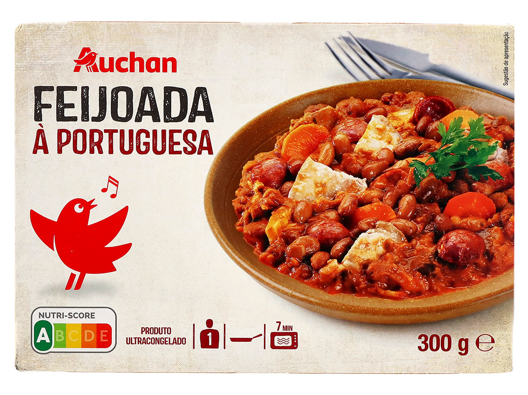 FEIJOADA À PORTUGUESA AUCHAN ULTRACONGELADA 300G