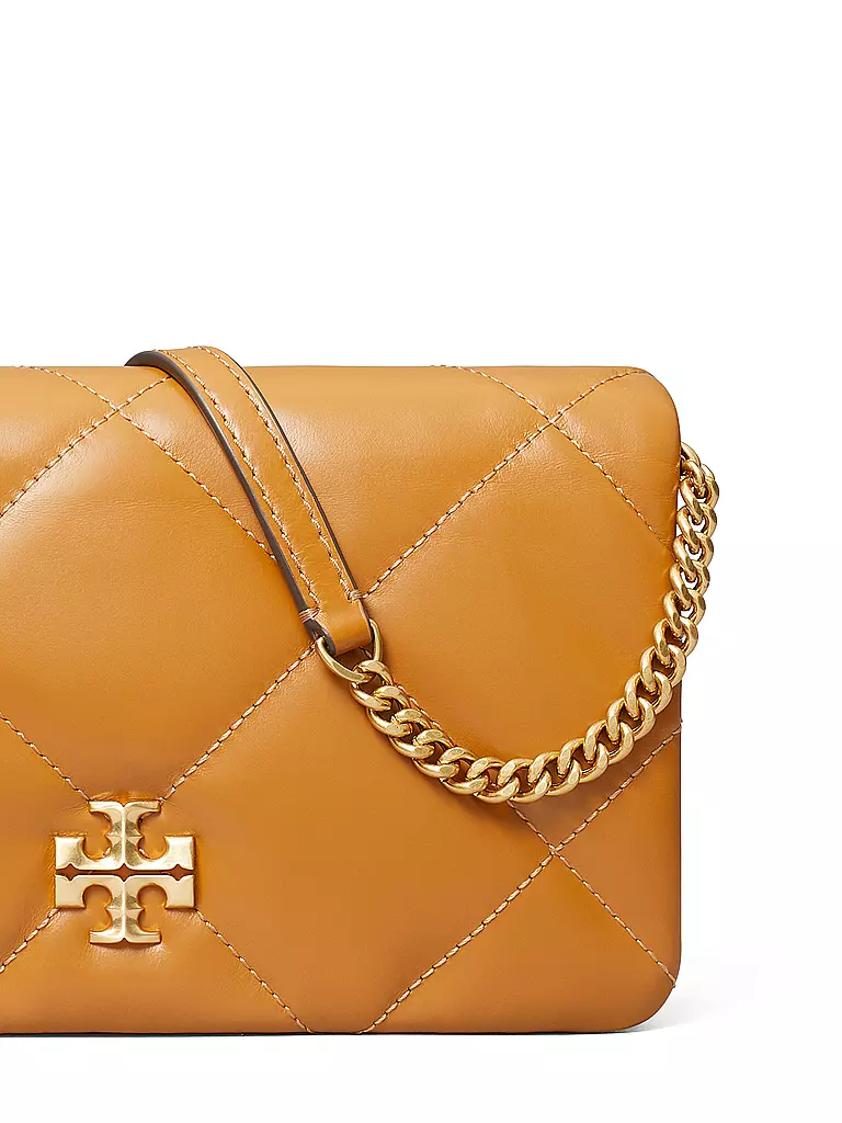 TORY BURCH Geldbörse KIRA DIAMOND braun