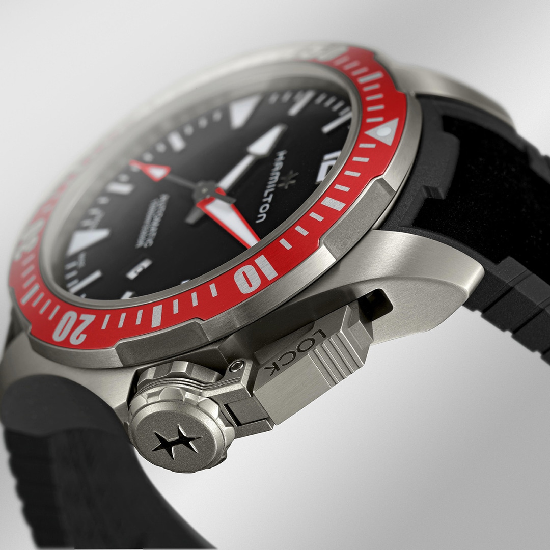 Hamilton Khaki Navy Frogman Titanium Auto