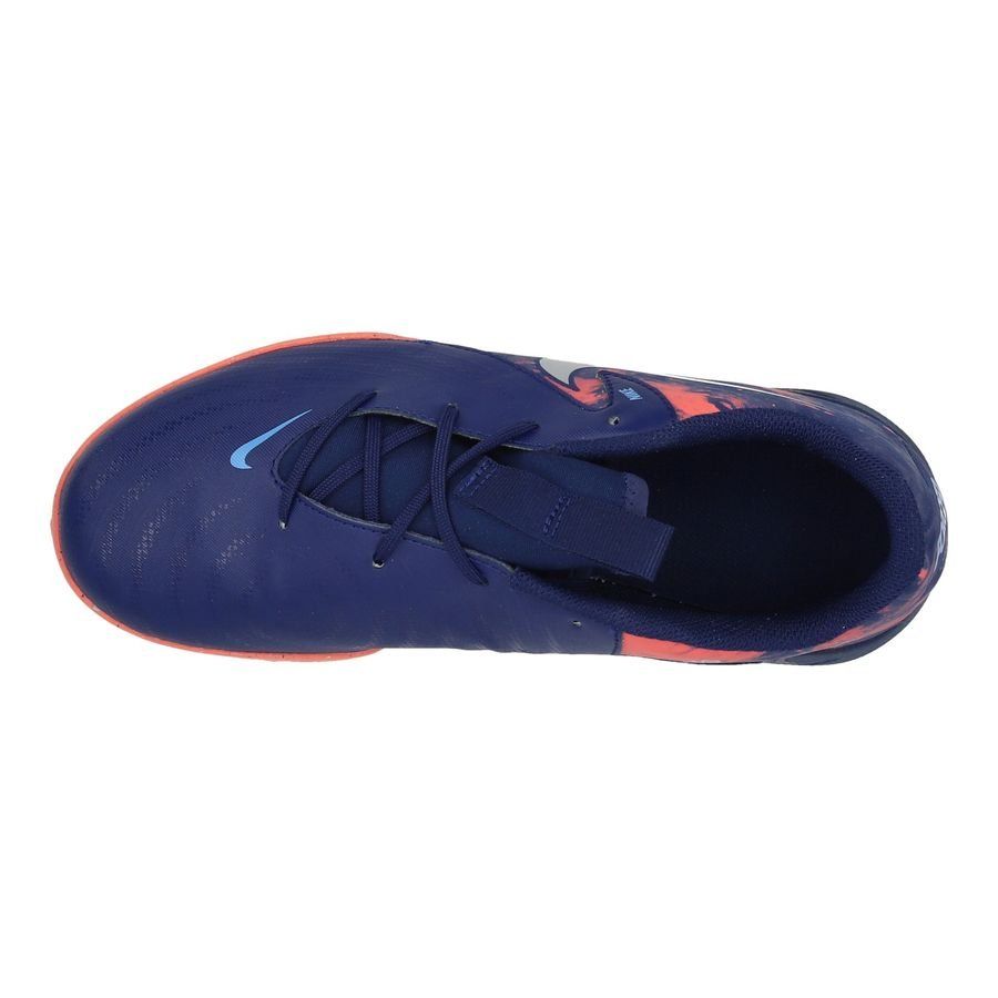 Nike Phantom GX II Academy TF Erling Haaland Personal Edition - Bleu/Chrome Enfant ÉDITION LIMITÉE