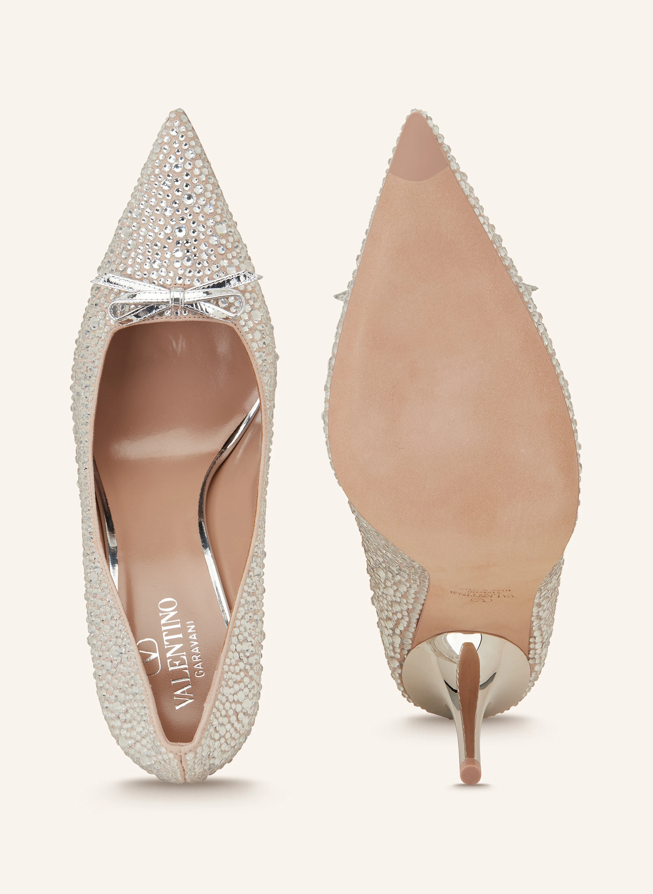 VALENTINO GARAVANI Pumps ROMANCE mit Schmucksteinen