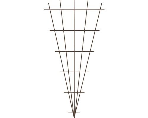 Waaierrooster 75 x 150 cm, bruin