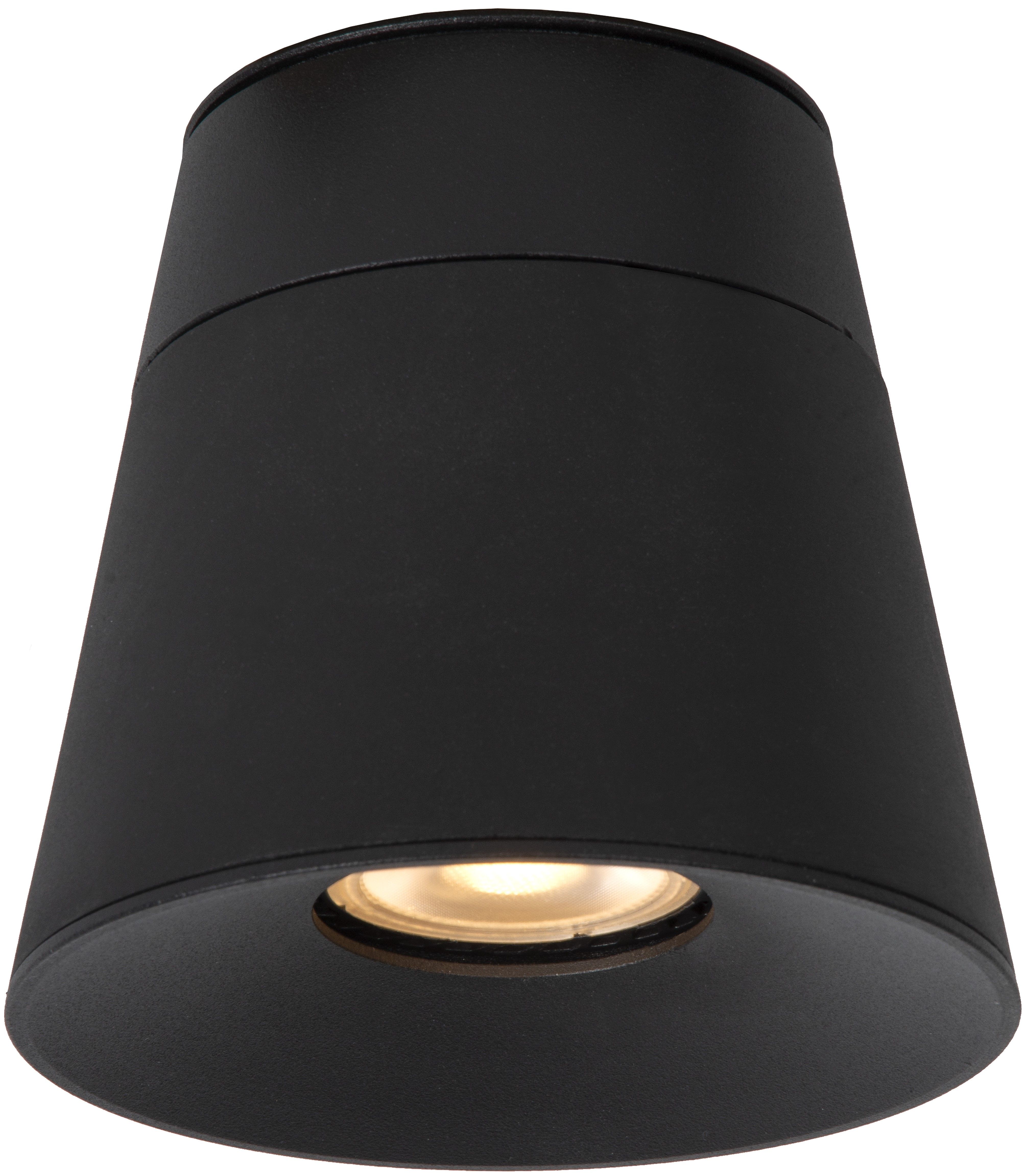 Plafondspot Zwart Trigono B10.5 x D10.5 cm