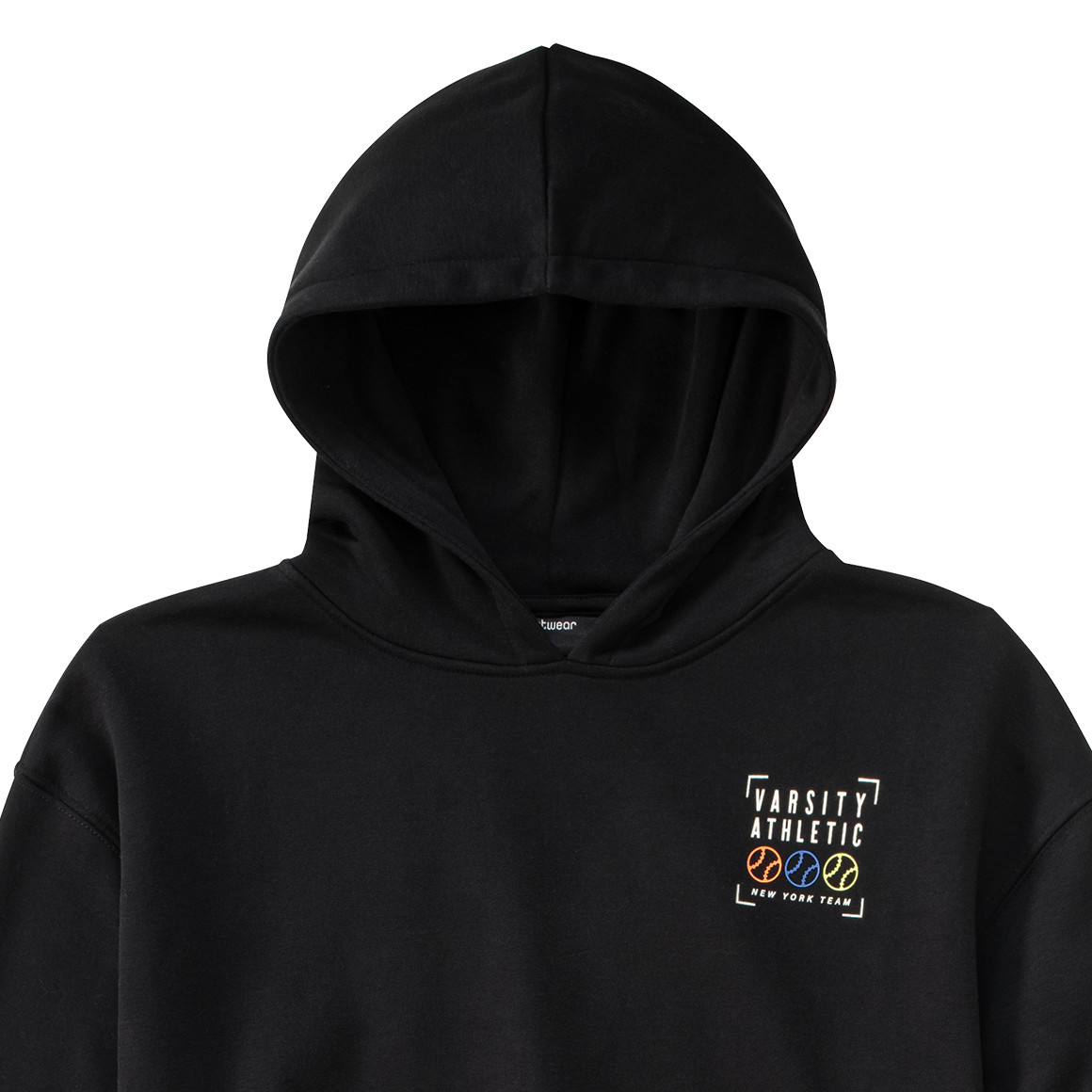 Beatwear Jungen Hoodie mit gummiertem Print schwarz
