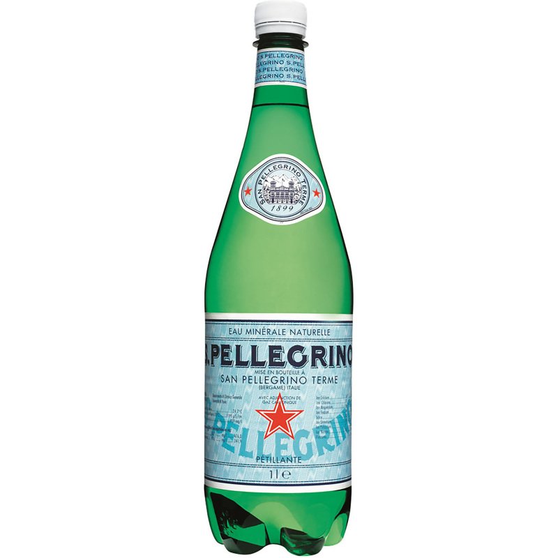 Eau gazeuse S. Pellegrino 1 L - 6 bouteilles