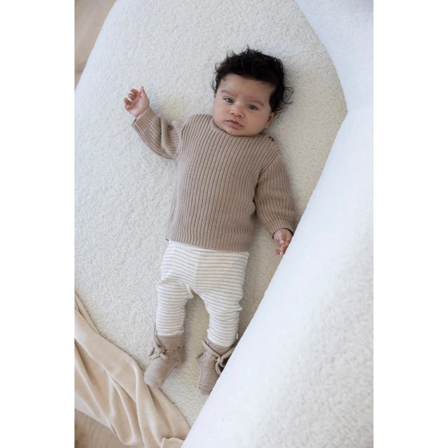 Feetje Strick Sweater The Magic is in You Taupe