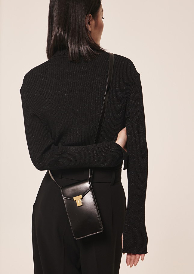 Pochette 8 Bisnoire en cuir