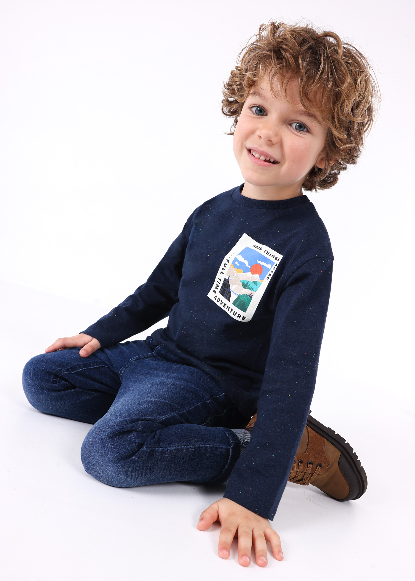 Camiseta de malha Better Cotton Neps para meninos