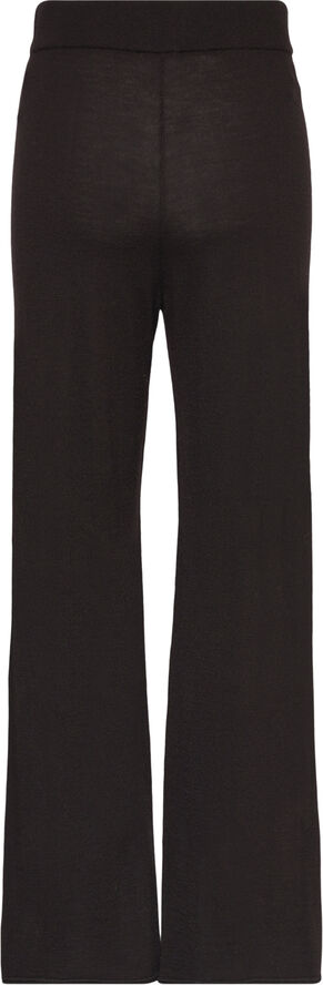 Rosemunde Loose knit trousers Dark espresso