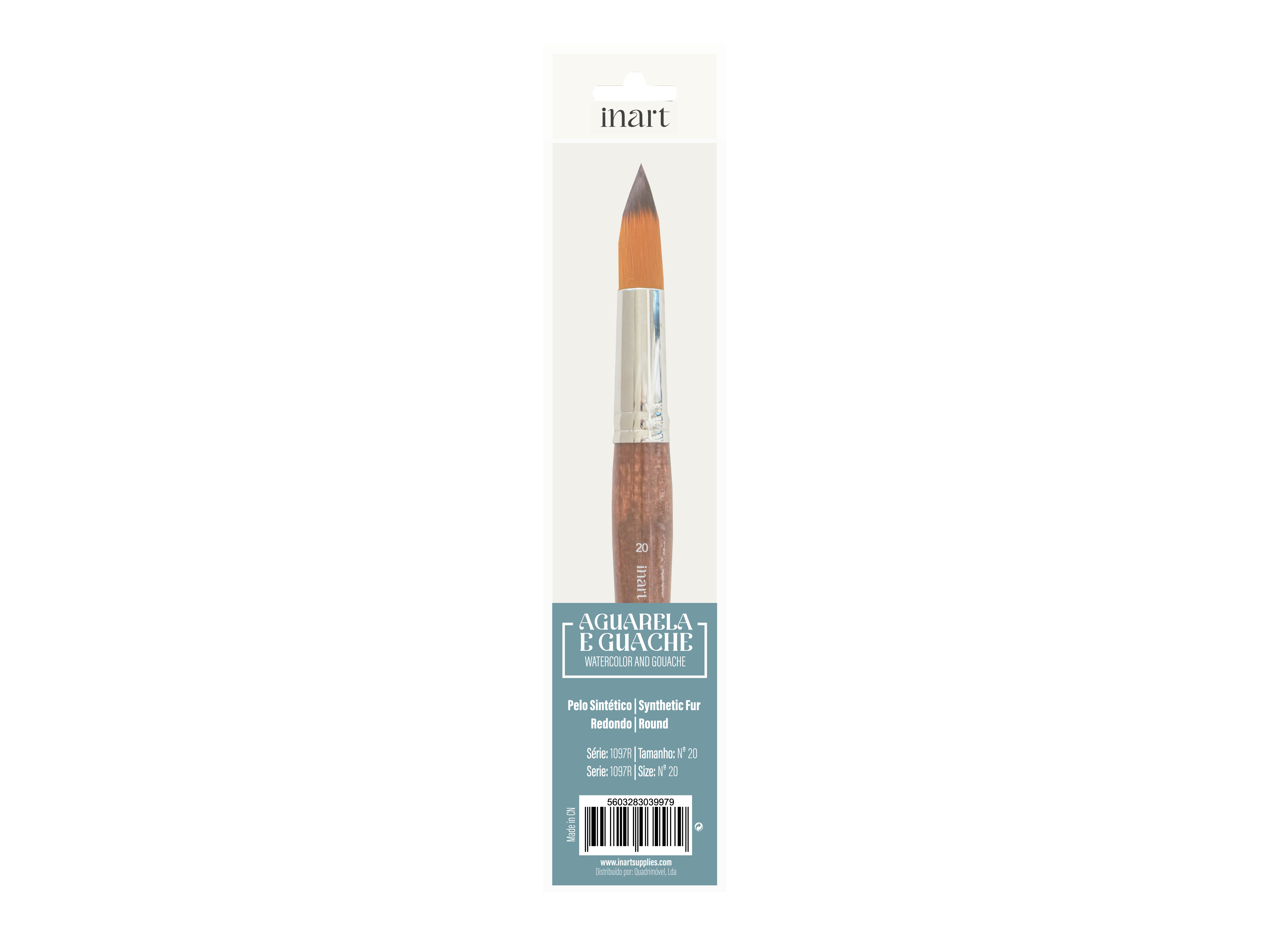 PINCEL SINTETICO INART REDONDO Nº20