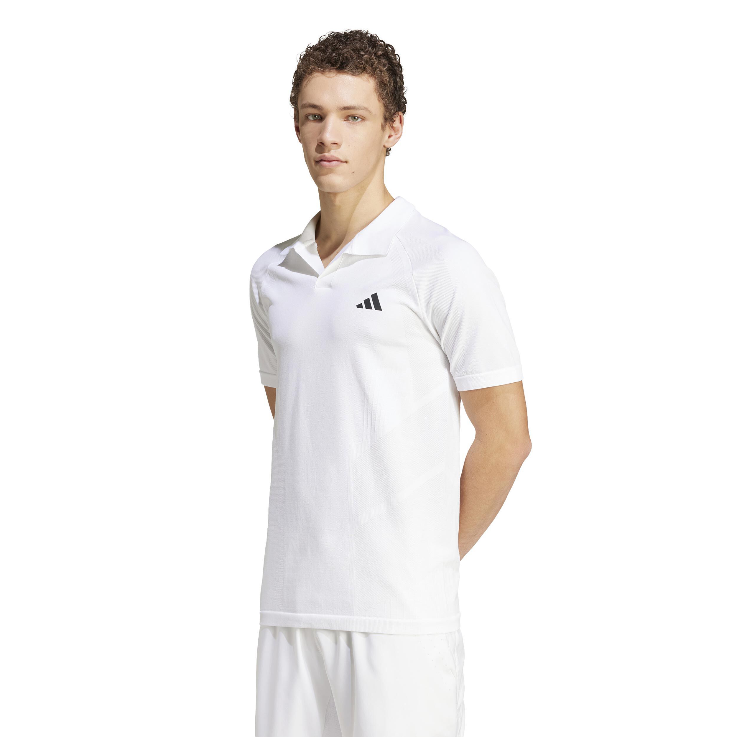 adidas Seamless Pro Polo Hommes - Blanc