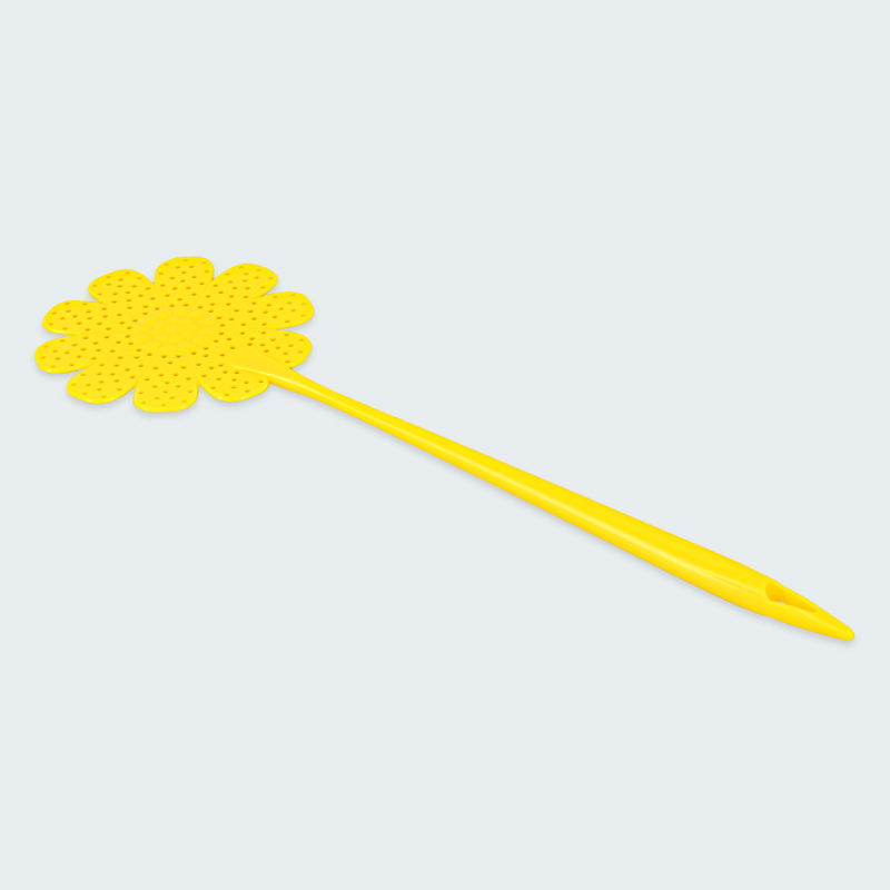 Tapette à mouche en plastique jaune