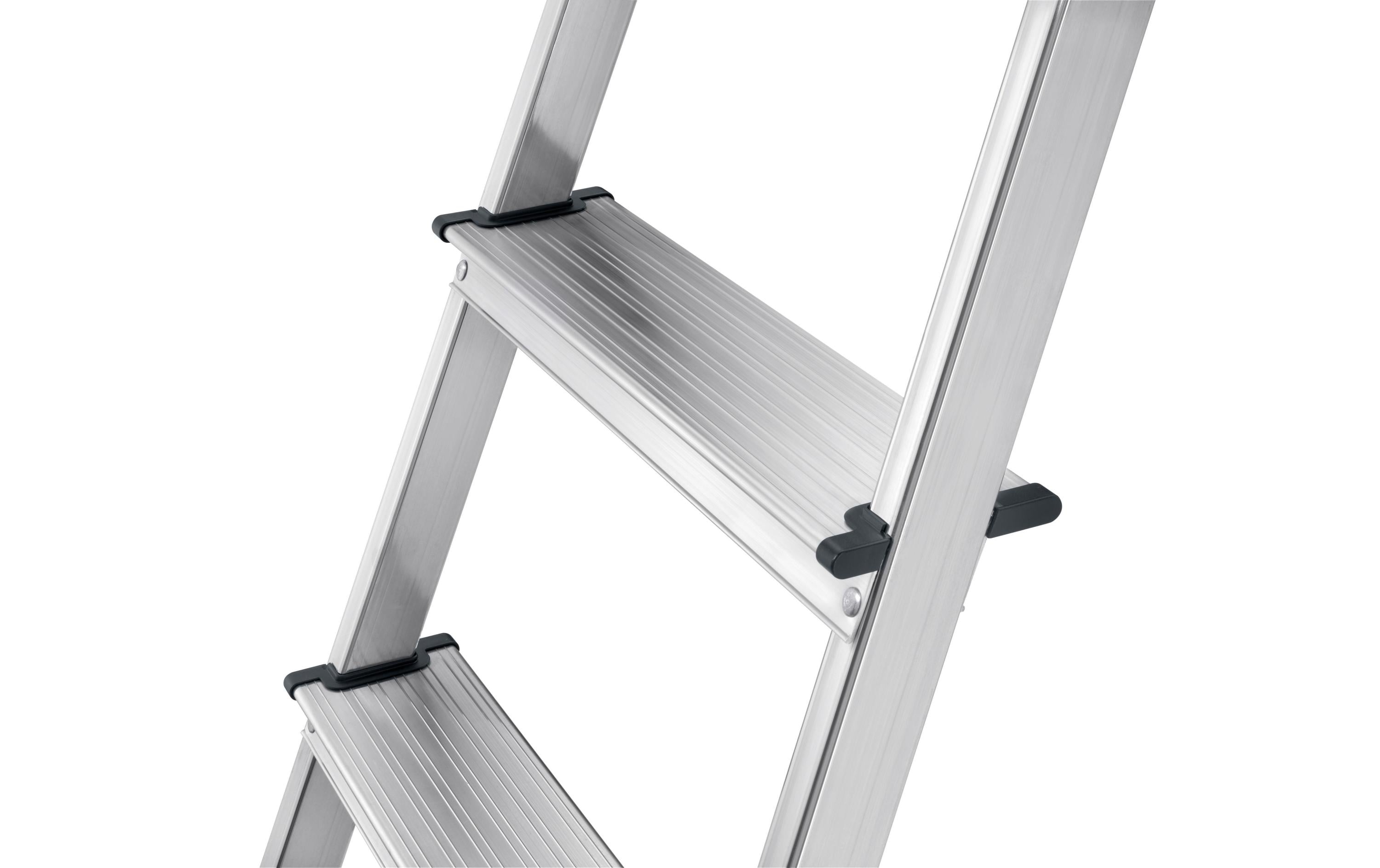 Stehleiter L60 3 StufenDie praktische Alu-Sicherheits-Haushaltsleiter