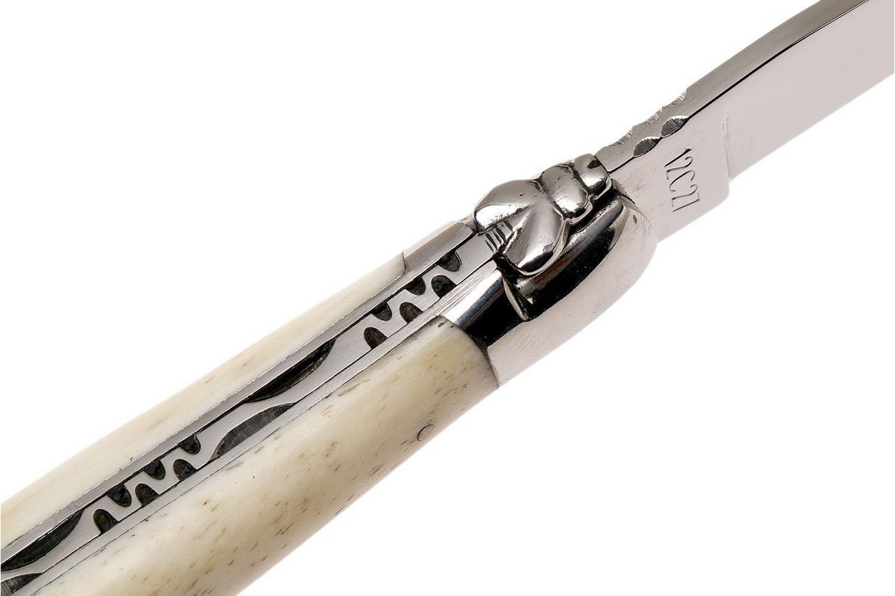 Laguiole en Aubrac Classic 12cm wit been L0212OSI-FSI1
