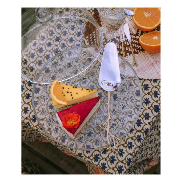 Doing Goods Coffret couverts à dessert Ava Blossom - Set de 2 | Gold