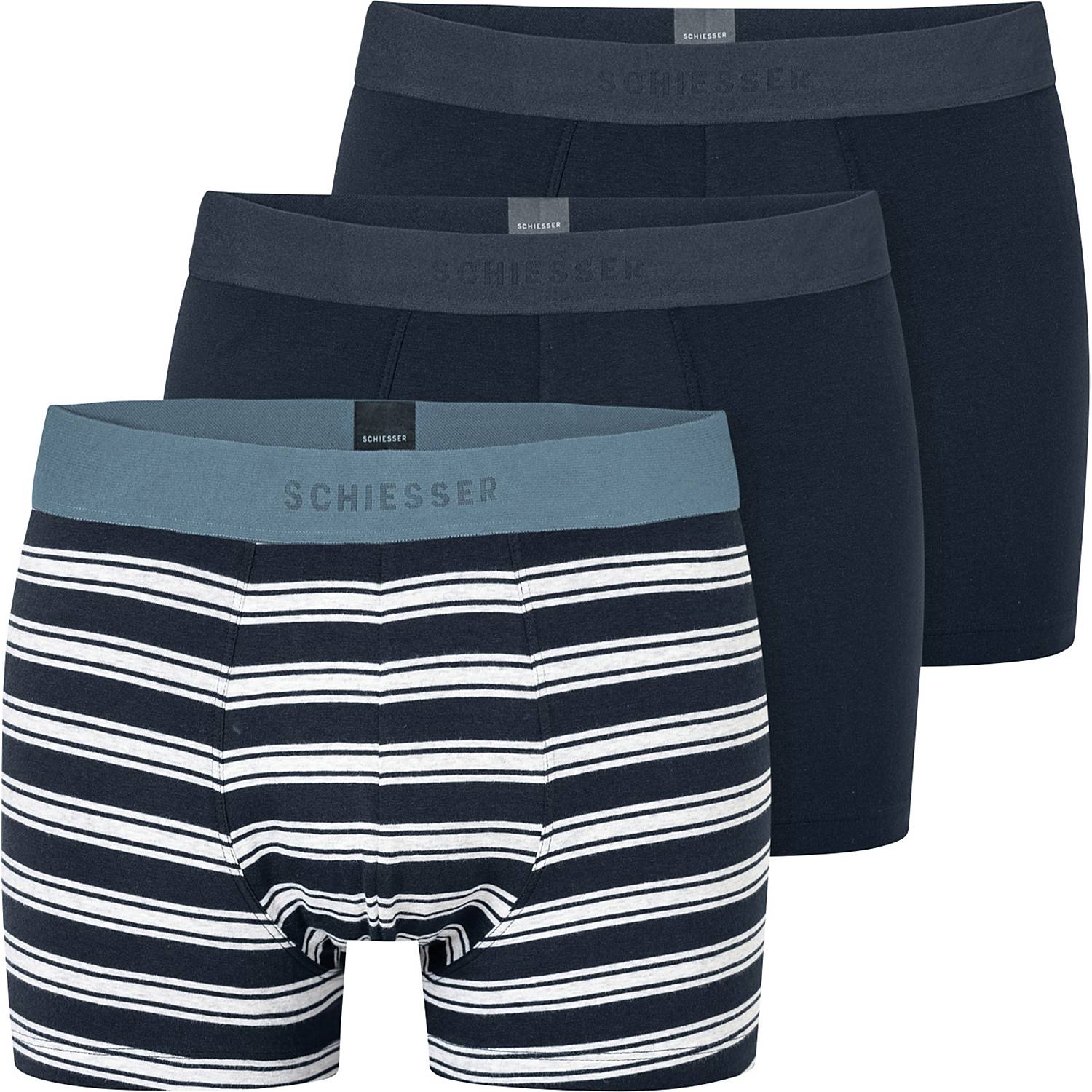 Schiesser Single-Jersey Herren-Pants im 3er-Pack