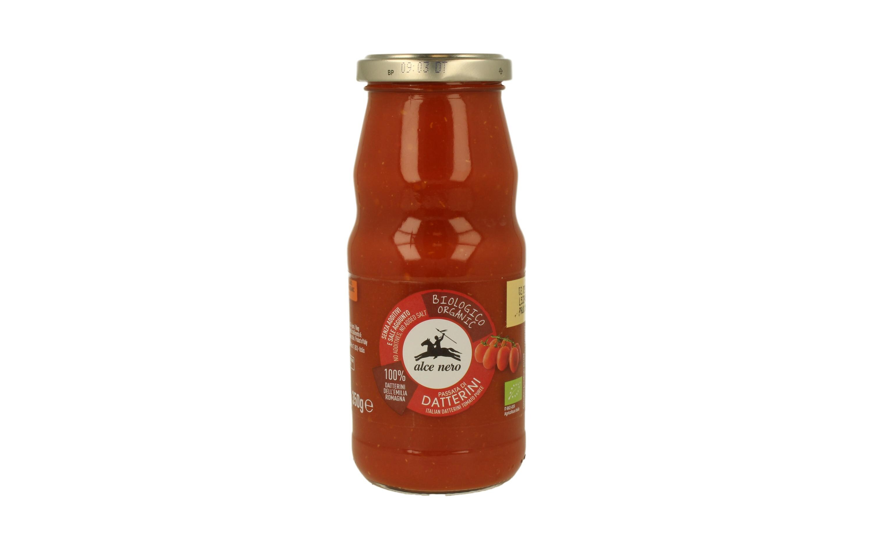 Glas Passata di Datterini 350 gBiologisch zertifizierte Sauce für Teigwaren