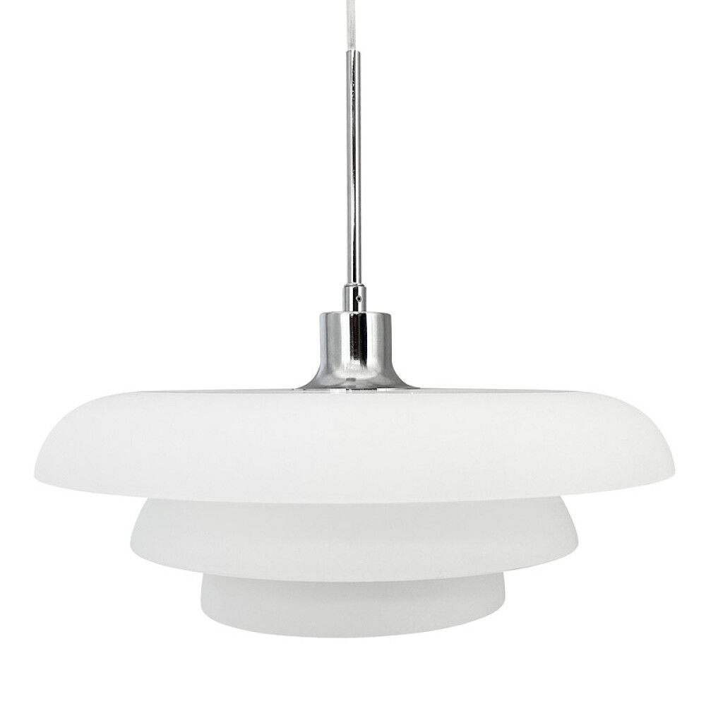 TAKLAMPE DYBERG LARSEN AVA 40CM OPAL/KROM
