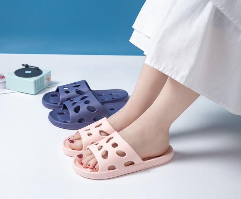 MyHome - Effen geperforeerde pantoffels