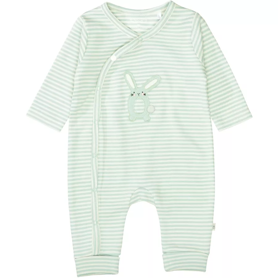 Staccato Overall soft green gestreift