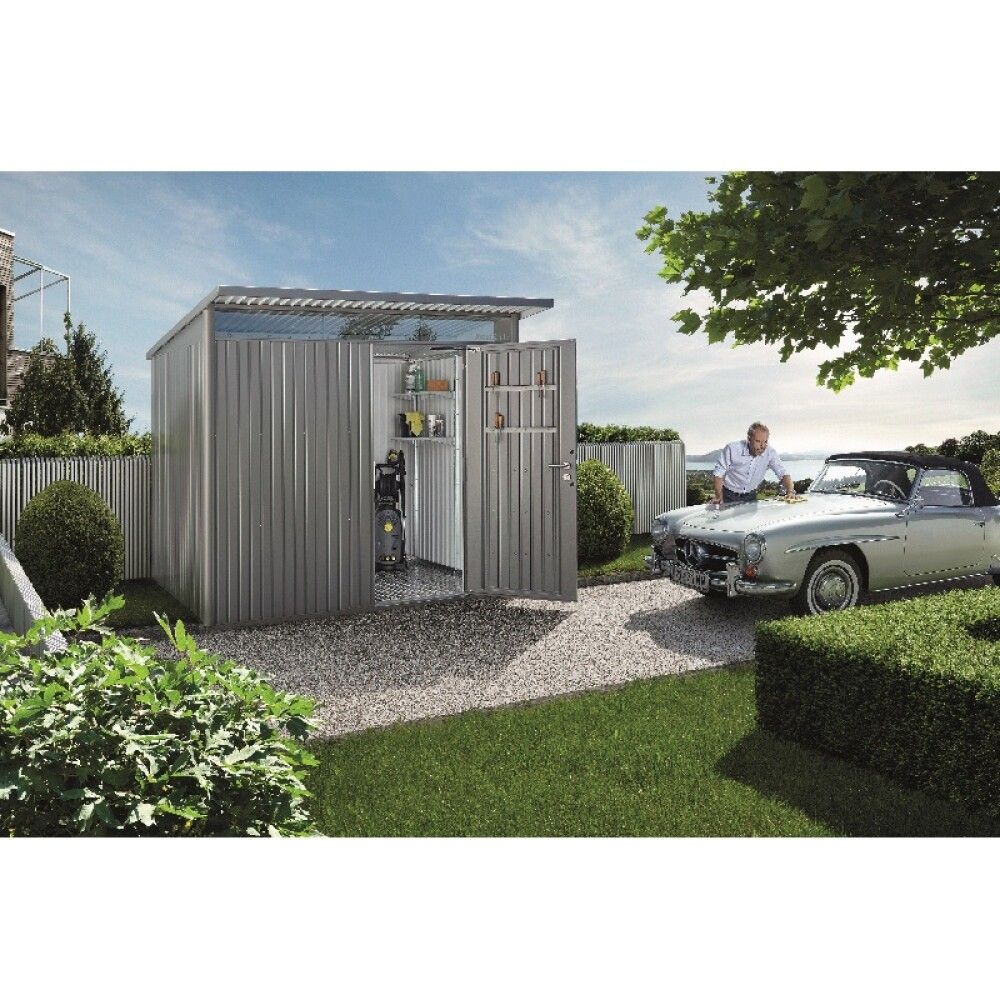 REDSKAPSBOD BIOHORT AVANTGARDE METALLIC SØLV STR A6 1 DØR