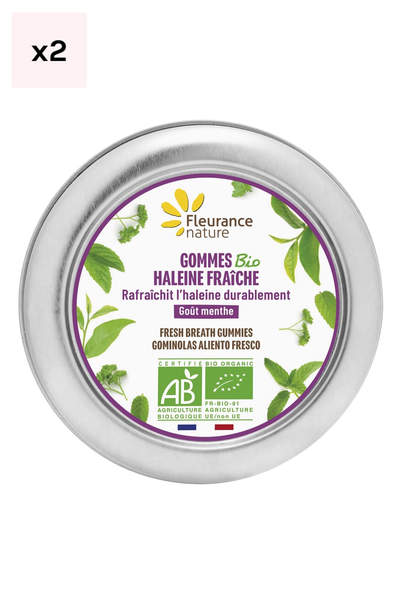Gommes haleine fraîche bio - 2 x 35 g