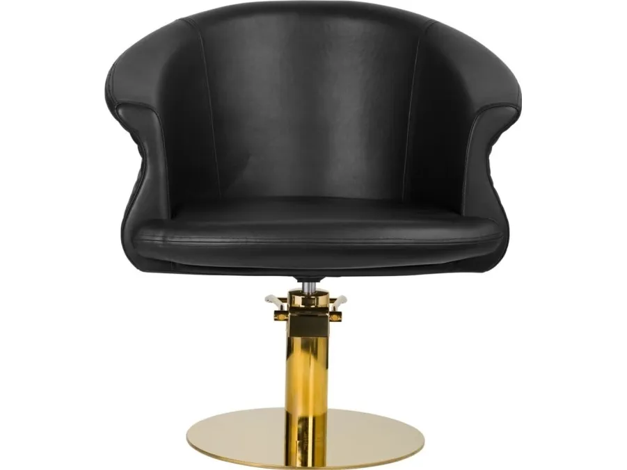 Activeshop Gabbiano hairdressing chair Wersal gold black