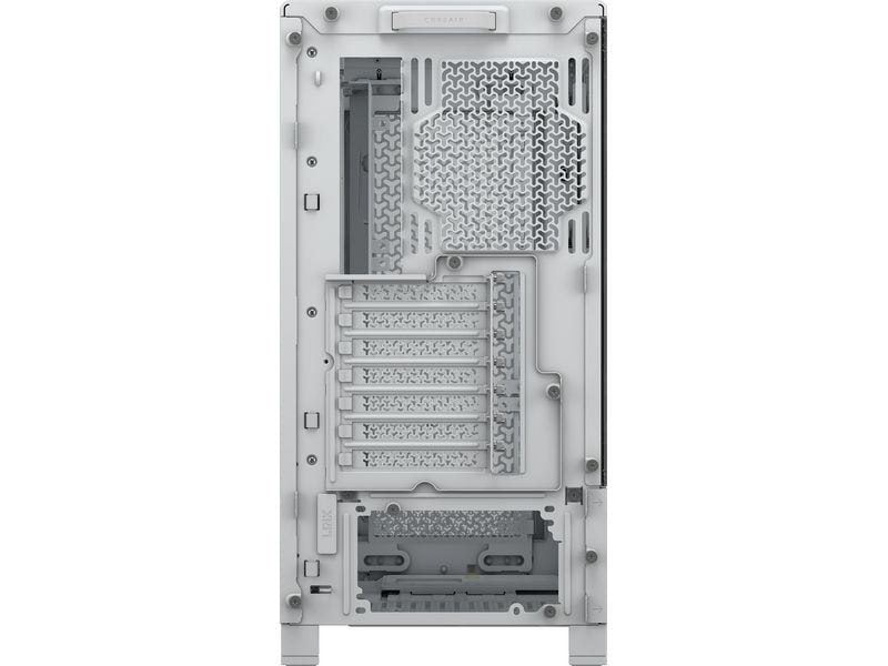 Corsair PC-Gehäuse Frame 4000D Weiss Midi Tower-Gehäuse mit Seitenfenster