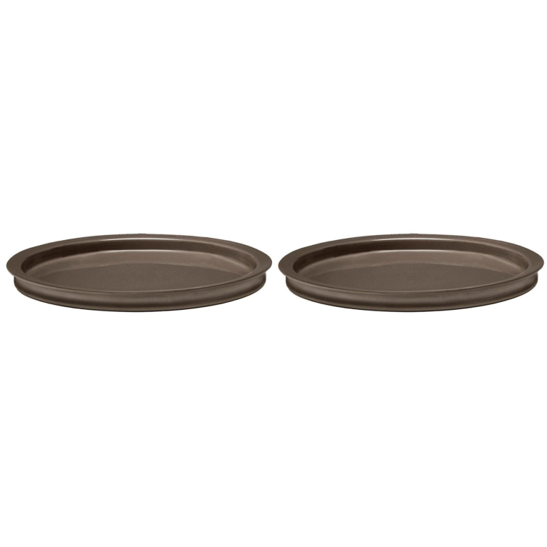 Serax Dune by Kelly Wearstler ontbijtbord Ø17,5 set van 2 Slate